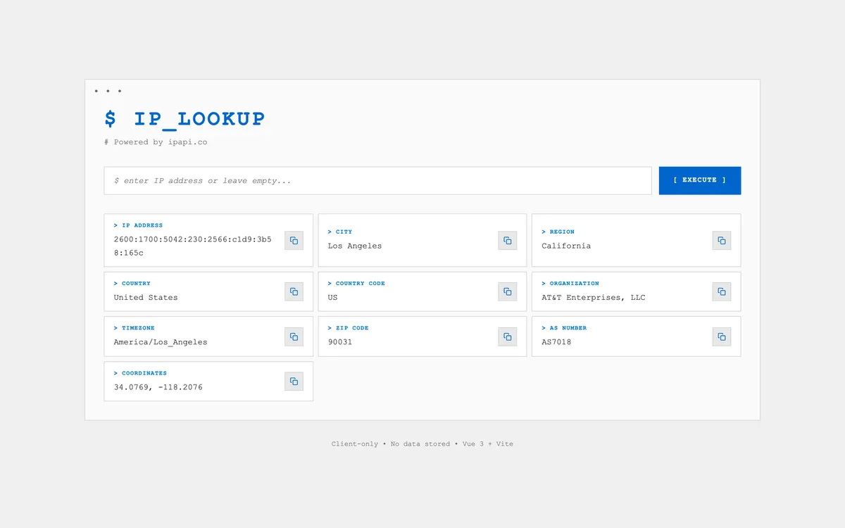 IP Lookup